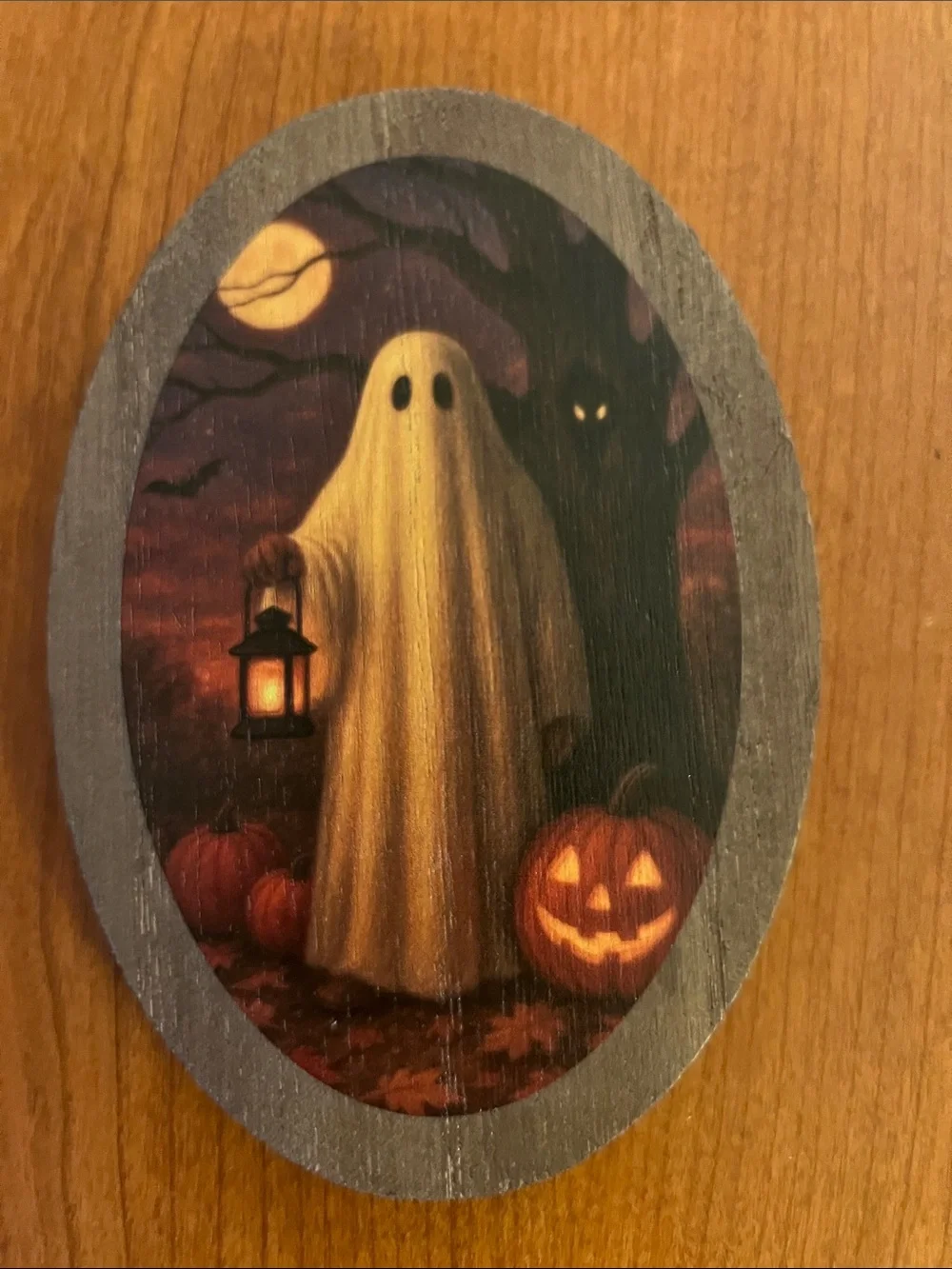2026 Target Bullseye Black Cat, Raven, Ghost Halloween Wood Decor Trio Wall Art